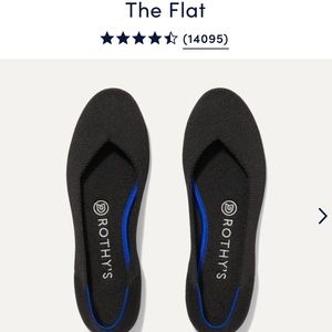 Rothy’s Black Ballet Flats, size 9